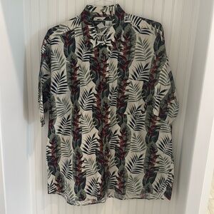 Rare Alexander Martin Mens XL Hawaiian Short Sleeve Tropical Excellent Condition